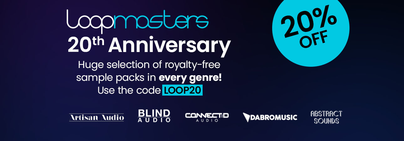 Loopmasters 20th Anniversary Sample Packs Sale 2023